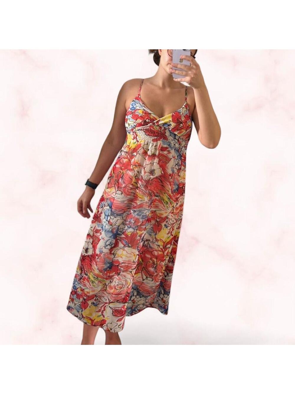 Shes cool floral maxi dress